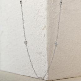 0.25 Karat Minimal Tasarım Pırlanta Kolye