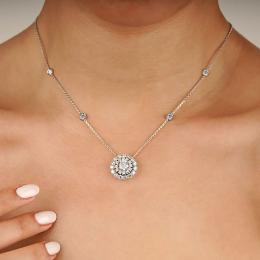 1.70 Karat Crown Pırlanta Özel Tasarım Kolye