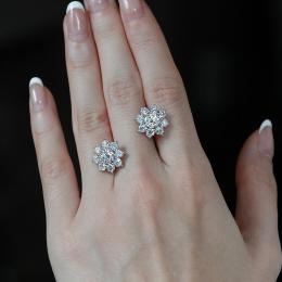 2.28 Karat F Color GIA Sertifikalı Pırlanta Tektaş Küpe