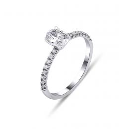0.70 Karat Oval Pırlanta Tektaş Yüzük 