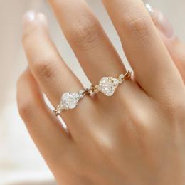 1.50 Karat Oval Kesim Vintage Pırlanta Tektaş Yüzük