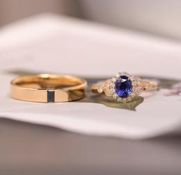 1 Karat Vintage Safir Yüzük